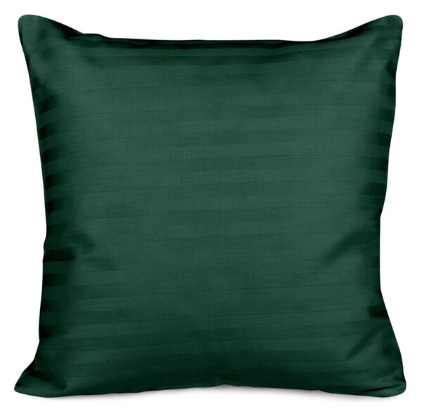 SATÉNOVÝ POVLAK NA POLŠTÁŘ CIZGILI DARK GREEN 40X40 CM TMAVĚZELENÁ