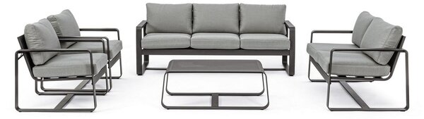 Hliníkový zahradní konferenční stolek 62x105 cm Merrigan – Bizzotto