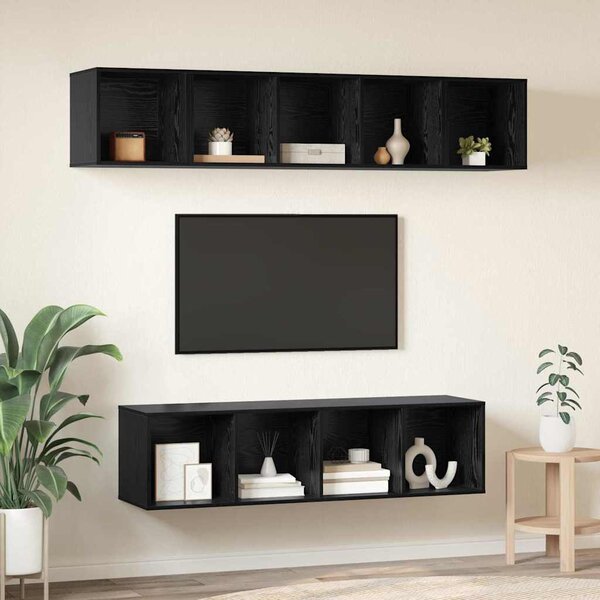 Sestava TV skříněk 4 ks Černý dub Kompozitní dřevo 3393421