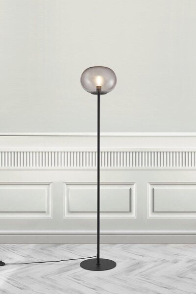 Nordlux Alton stojací lampa 1x25 W černá-kouřová 2010514047