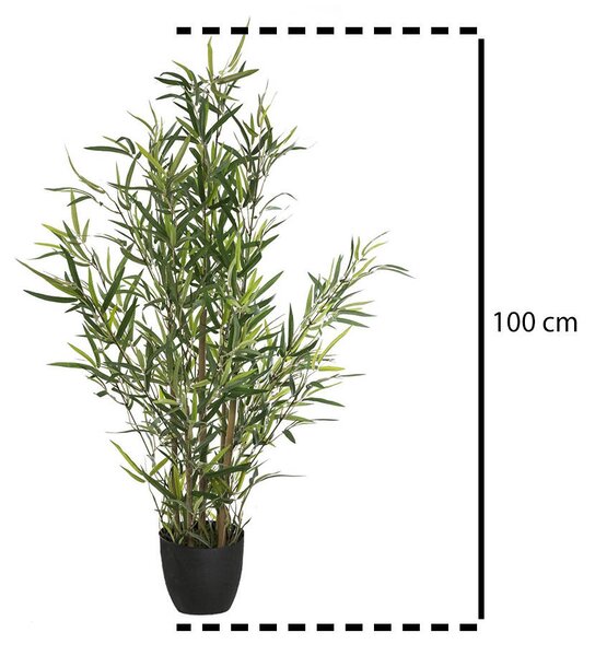 Umělá rostlina BAMBUS, 90 cm