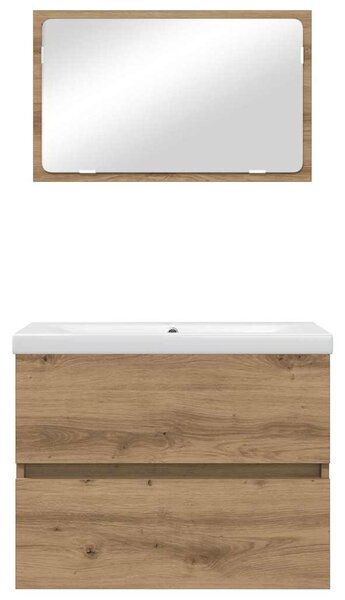 Sada koupelnového nábytku 3 ks Artisanový dub 61 x 39 x 45 cm 3393503