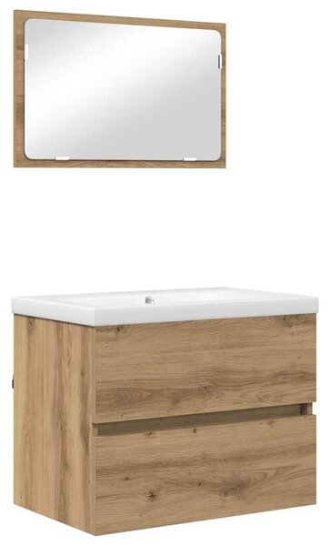 Sada koupelnového nábytku 3 ks Artisanový dub 61 x 39 x 45 cm 3393503
