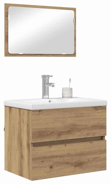Sada koupelnového nábytku 3 ks Artisanový dub 61 x 39 x 45 cm 3393503