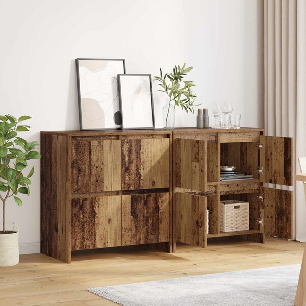 Konzole 2 ks Staré dřevo 70 x 41 x 75 cm Kompozitní dřevo 3393513