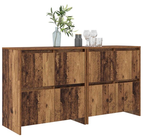 Konzole 2 ks Staré dřevo 70 x 41 x 75 cm Kompozitní dřevo 3393513