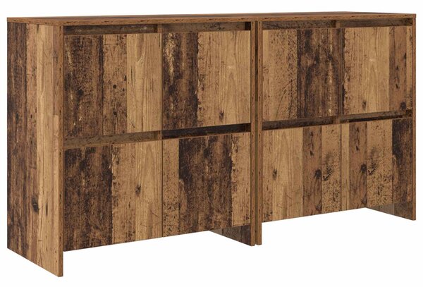 Konzole 2 ks Staré dřevo 70 x 41 x 75 cm Kompozitní dřevo 3393513