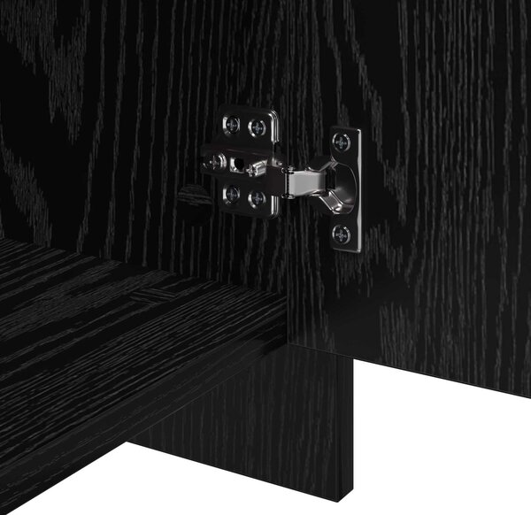 Konzole 2 ks Černý dub 70 x 41 x 75 cm Kompozitní dřevo 3393514
