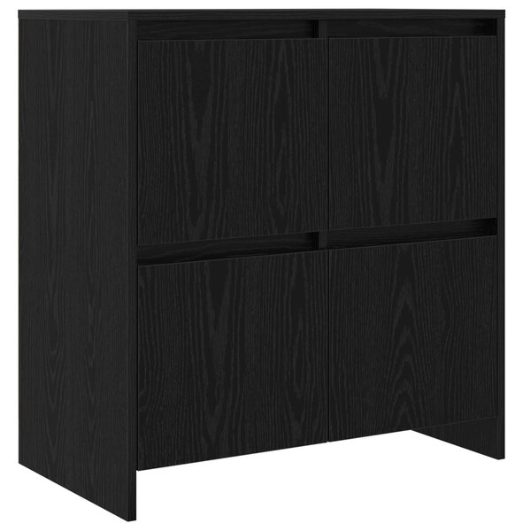 Konzole 2 ks Černý dub 70 x 41 x 75 cm Kompozitní dřevo 3393514