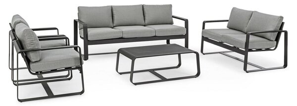Hliníkový zahradní konferenční stolek 62x105 cm Merrigan – Bizzotto