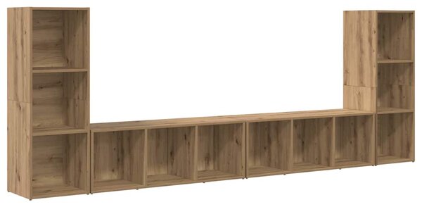 Sestava TV skříněk 4 ks Artisanový dub Kompozitní dřevo 3393524