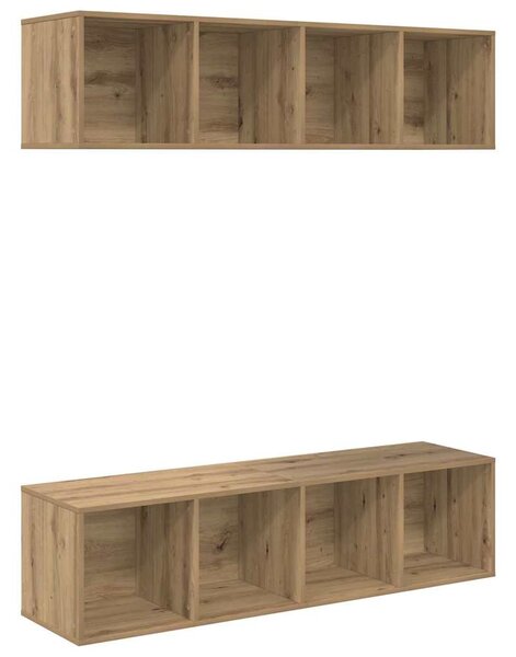 Sestava TV skříněk 2 ks Artisanový dub Kompozitní dřevo 3393527
