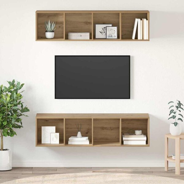 Sestava TV skříněk 2 ks Artisanový dub Kompozitní dřevo 3393527