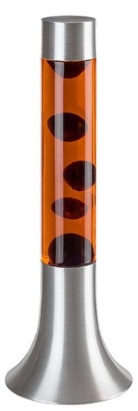 RABALUX 76026 Poppilol lávová lampa D55mm LED 25W/34lm 3000K stříbrná, oranžová