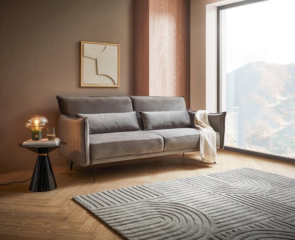 ROZKLÁDACÍ POHOVKA, kov, textil, tmavě šedá Stylife - Rozkládací sedačky