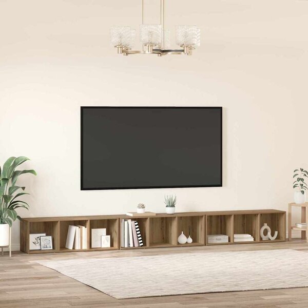 Sestava TV skříněk 3 ks Artisanový dub Kompozitní dřevo 3393554