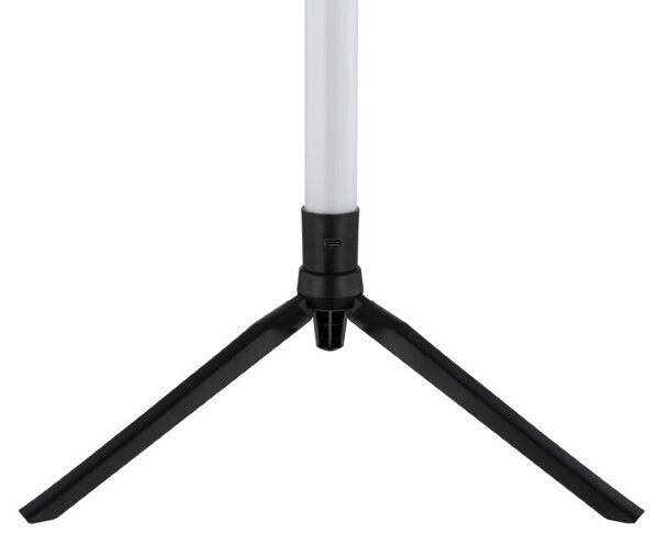 GLOBO 28062 ROCKY dekorační osvětlení - stojací lampa V1130mm LED 7 RGB černá, dúhový efekt, USB Cable incl., dálkový ovladač