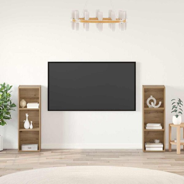 Sestava TV skříněk 2 ks Artisanový dub Kompozitní dřevo 3393548