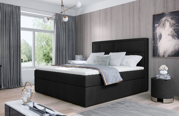 Eltap Čalouněná postel Meron s úložným prostorem Materiál a barva potahu: Dora 95 - šedá, Rozměr: 140x200