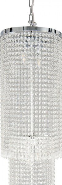 Křišťálový lustr Morell – 30x185/245 cm