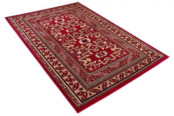 Makro Abra Klasický kusový koberec EUFRAT 9162A červený Rozměr: 80x150 cm