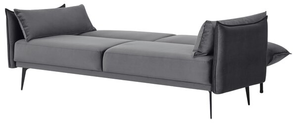 ROZKLÁDACÍ POHOVKA, kov, textil, tmavě šedá Stylife - Rozkládací sedačky