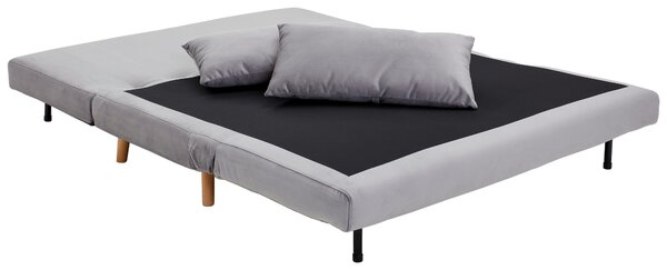 ROZKLÁDACÍ POHOVKA, textil, světle šedá Carryhome - Rozkládací sedačky