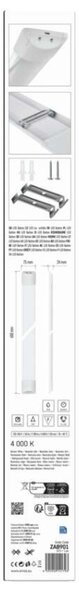 EMOS LED lineární svítidlo MINO 20W neutrální bílá