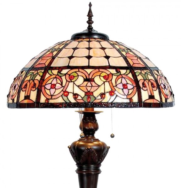 Stojací lampa Tiffany – 57x166 cm