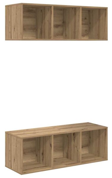 Sestava TV skříněk 2 ks Artisanový dub Kompozitní dřevo 3393575