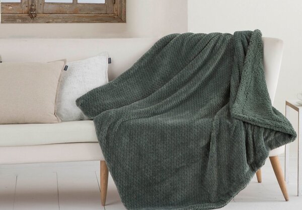 Textil Antilo Pléd Delme Green, zelený, 130x170 cm