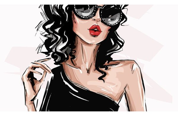 Obraz - Fashion woman (170x50 cm)