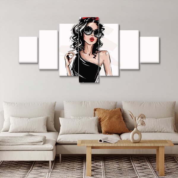 Obraz - Fashion woman (210x100 cm)