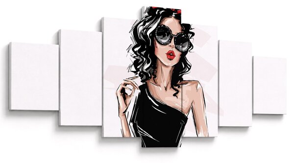 Obraz - Fashion woman (210x100 cm)
