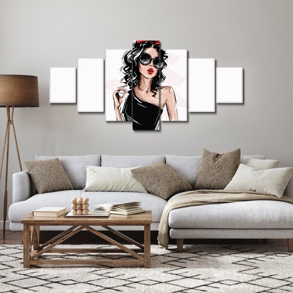 Obraz - Fashion woman (210x100 cm)