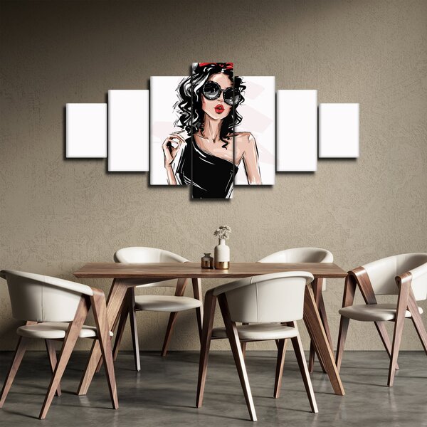 Obraz - Fashion woman (210x100 cm)