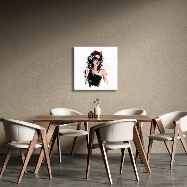 Obraz - Fashion woman (30x30 cm)