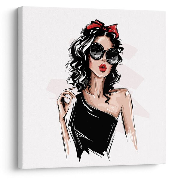 Obraz - Fashion woman (30x30 cm)