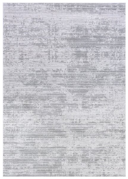 Makro Abra Moderní kusový koberec COMO PS01A Proužky světle šedý Rozměr: 80x150 cm
