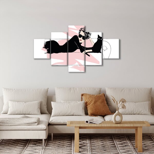 Obraz - Fashion lady (125x70 cm)
