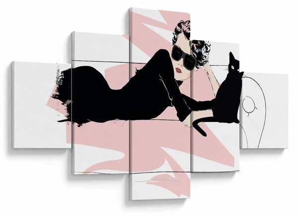 Obraz - Fashion lady (125x70 cm)