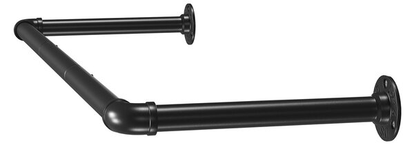 SONGMICS Sada nástěnných věšáků Urdo 92 cm černá