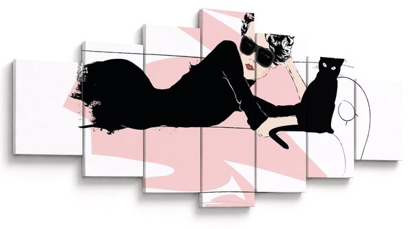 Obraz - Fashion lady (210x100 cm)