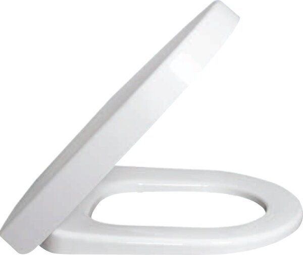 Villeroy & Boch Vita záchodové prkénko s pomalým sklápěním pro osoby se zdravotním postižením bílá 9M51B101/9M51B1R1