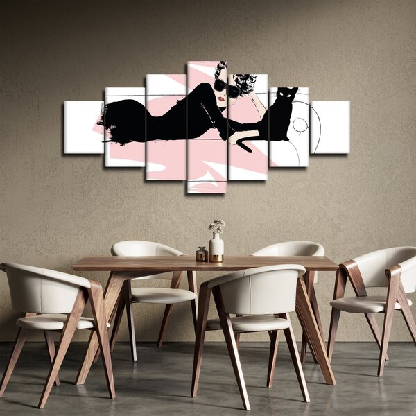 Obraz - Fashion lady (210x100 cm)