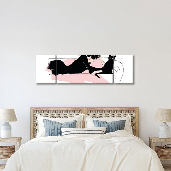 Obraz - Fashion lady (170x50 cm)