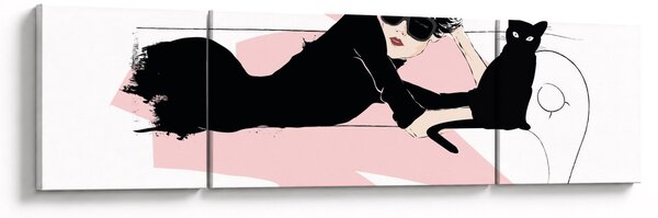 Obraz - Fashion lady (170x50 cm)