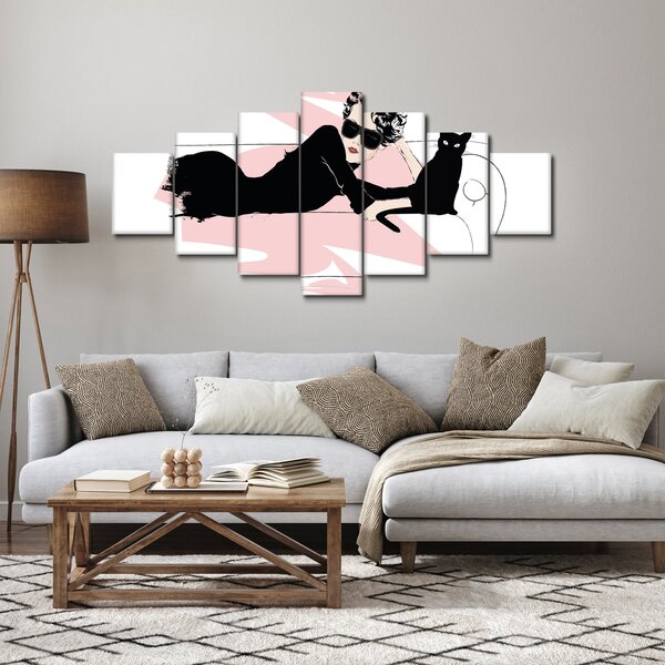 Obraz - Fashion lady (210x100 cm)