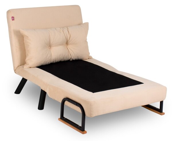 Hanah Home Rozkládací křeslo Sando 60 cm krémové
