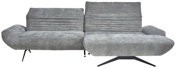 ROHOVÁ SEDAČKA, textil, šedá Dieter Knoll - Sedací soupravy